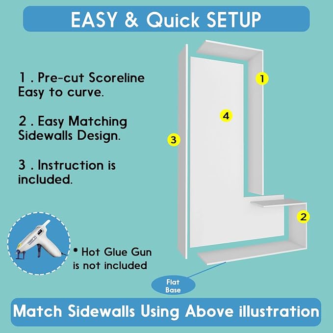 3FT Tall Mosaic Balloon Frame Letters Big Marquee Light Up Letters DIY Kit for Birthday Party Wedding Backdrop Decor Letter L Pre-Cut Foam Board