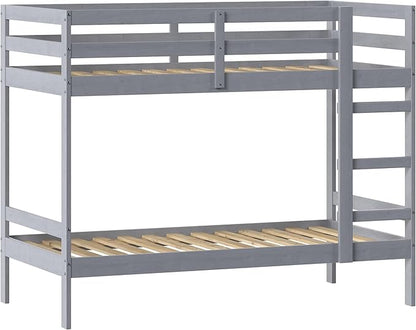 Walker Edison Modern Twin-Size Children's Bed Frame Bedroom, Twin-Size, Grey