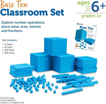 Learning Resources Plastic Base Ten Class Set