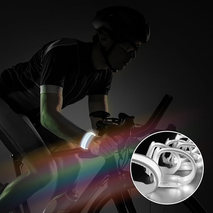 8pcs LED Light Up Bracelets Glow Flashing Wristbands Glow in The Dark Party Supplies for Wedding, Raves, Concert, Camping,Sporting Events, Party