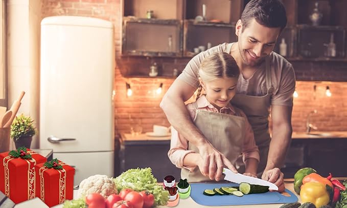 Kids Cooking & Baking Set Real Cooking Utensils Guide - Complete Cooking Supplies for The Junior Chef - Kids Baking Tools for Girls & Boys - Real Kitchen Accessories Kit for The Curious Child