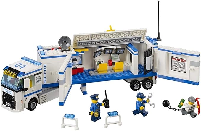 LEGO City Mobile Police Unit Control Room Truck with 3 Minifigures | 60044