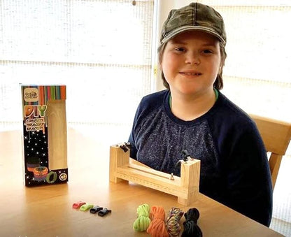 3 Bees & Me Paracord Bracelet Kit for Boys & Girls - Complete DIY Friendship Bracelet Maker Set with Jig Loom & Paracords for Kids, Tweens & Teens