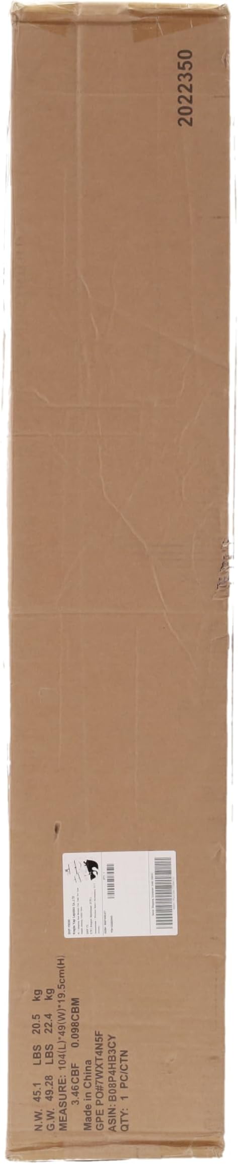 Amazon Basics Kids Upright Wooden Kitchen Toy Playset with Stove, Oven, Sink, Fridge and Accessories, for Toddlers, Preschoolers, Children Age 3+ Years, White & Gray, 39"L x 11.8"W x 39'H'