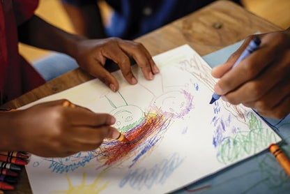 Binney & Smith Crayola(R) Large Crayon Set, Lift-Lid Box, Assorted Colors, Box Of 16