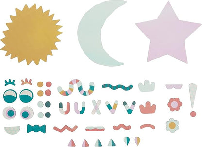 Manhattan Toy On-The-Go Making Faces 44-Piece Magnetic Travel Activity Toy for Kids 3 Years and Up