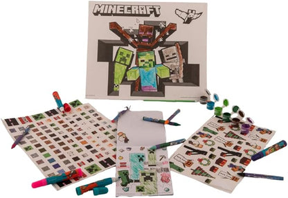 Innovative Designs Minecraft Creative Coloring Canvas Painting and Activity Set for Kids, 1000+ pcs