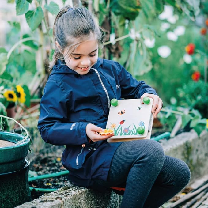 Bigjigs Toys, Wooden Flower Press, Wooden Toys, Flower Press for Children, Flower Press Kit, Flower Press, Arts and Crafts, Kids Crafts, Wooden Toys for 3 Year Olds