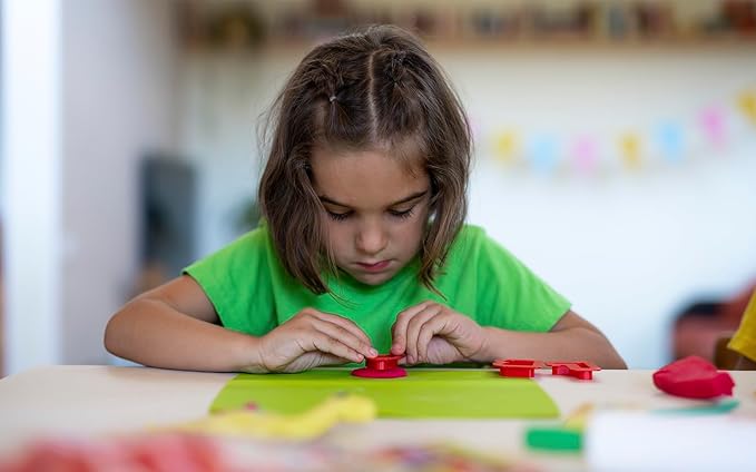 Jovi - Non Drying Modeling Clay, Endlessly Reusable Plasticine, Set of 10 Bars, Each 1.75oz, Non-Toxic and Gluten-Free, for Arts and Crafts Projects