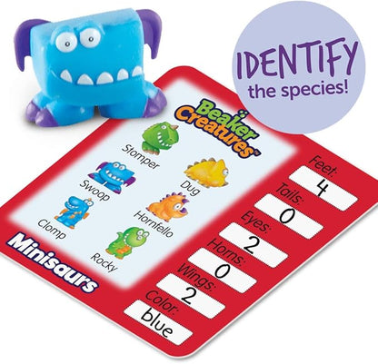 Learning Resources Beaker Creatures Reactor Pod, Homeschool, STEM Toys, Science and Experiments for Kids, 3 Piece Set, Series 1