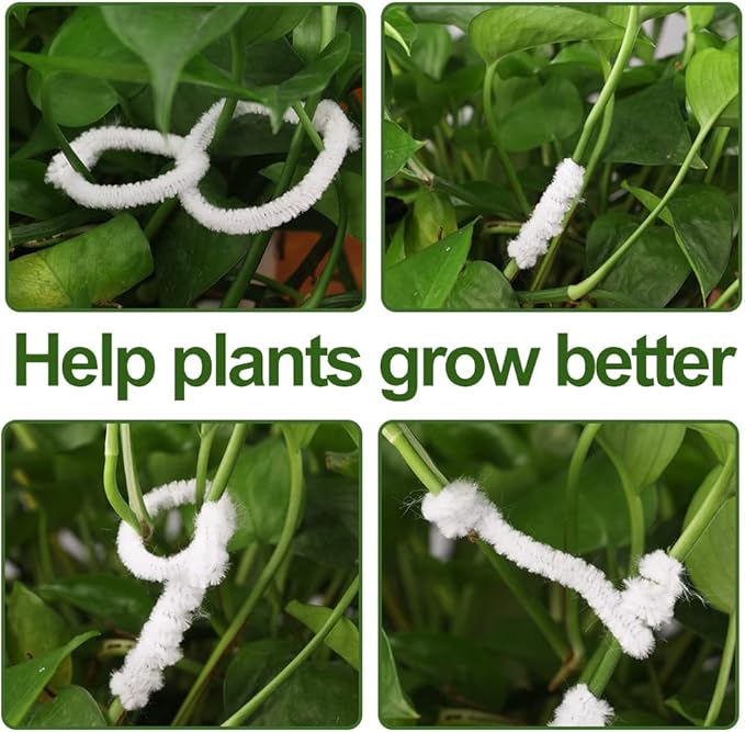 110 White Pipe Cleaners - Chenille Stem Art Supplies for Crafts and Decoration