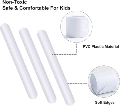 White Slap Bracelets, DIY Slap Bracelets for Kids Blank Slap Bracelets Bulk Craft Painting Vinyl Wristband for Party Favors