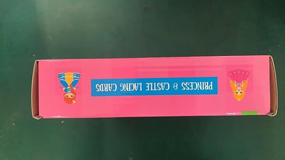 9 Pieces Kids Lacing Cards, Double Sided Sewing Cards in 9 Princess Theme Cards with 9 Colorful Laces, Imagination Development Lacing Toys Games for Children Educational and Learning Activity