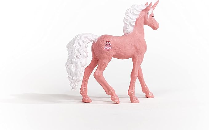 Schleich bayala, Collectible Unicorn Toy Figure for Girls and Boys, Birthday Cake Unicorn Figurine (Dessert Series), Ages 5+