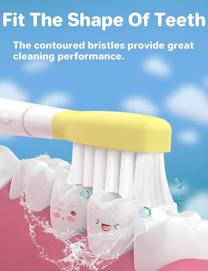 FutulkyUS Kids Toothbrush Replacement Heads for Philips Sonicare: Over 7 Years Old Child Soft Electric Standard Children Brush Head for Boy Girl, White 8 Pack