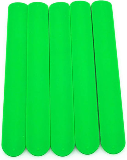 Wholesale Silicone Rubbber Slap Bracelets,Soft & Safe for Party Favors,Rolling Holder,Funny&Durable,Customize & Reuse!