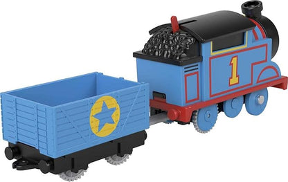 Thomas & Friends Motorized Toy Train Thomas Battery-Powered Engine with Cargo for Pretend Play Preschool Kids Ages 3+ Years