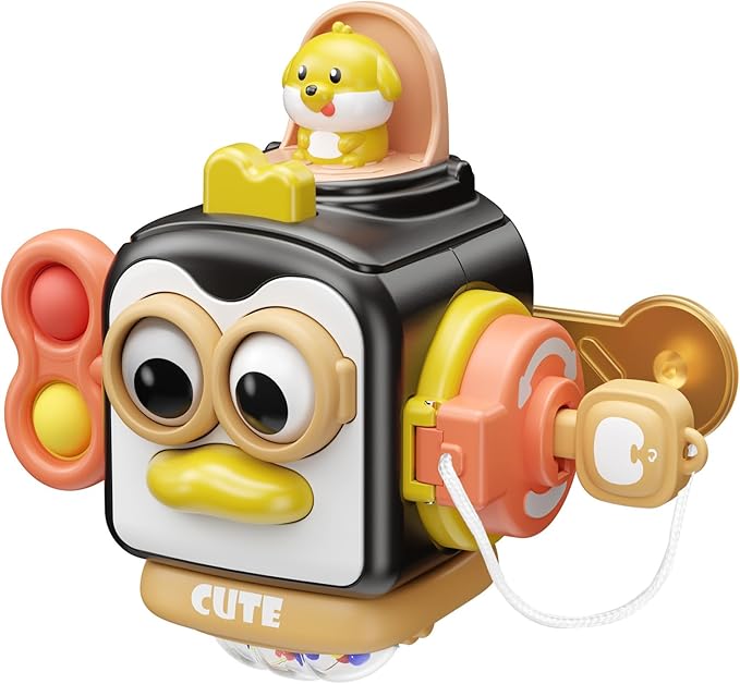 OSIMILY Montessori Toys for 1 Year Old, Busy Cube for 1 Year Old Boy Gifts,Sensory Toys for Toddlers 1-3,Fine Motor Skills Educational Toys,Birthday Gift for Baby Aged 6, 9, 10, 12, 18 Months