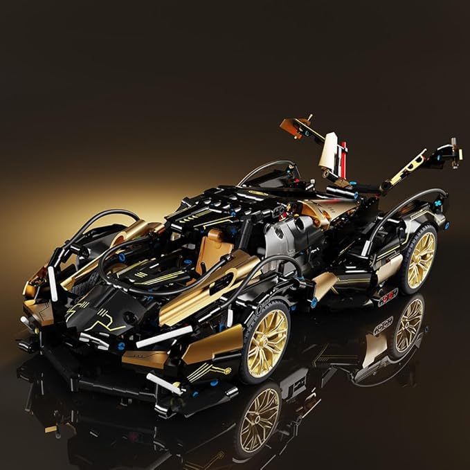 Mesiondy Sports Car Building Blocks Toys Boys or Adults Kits，1:14 MOC Building Set Raceing Car Model,Cars for Boys Age 12-16 8-14