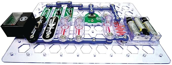 Snap Circuits STEM Electronics Discovery Kit | Explore Magnetism & Electronics | Ages 8+ | 85+ Hands-On Projects
