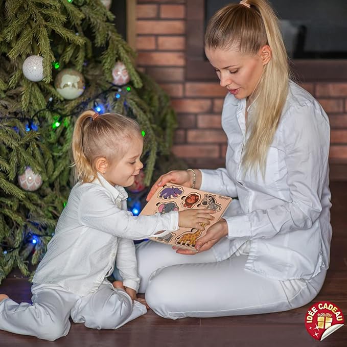 Wooden Puzzles for Toddlers 1-3 (Jungle)