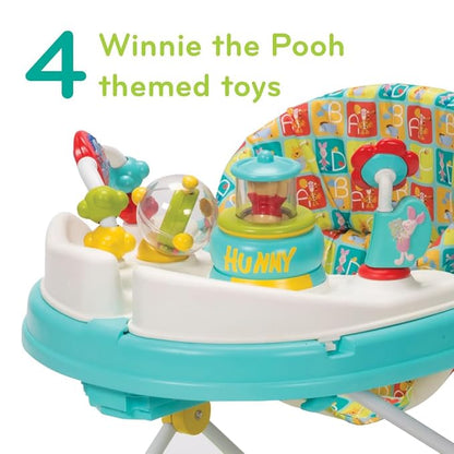 Disney Baby Winnie the Pooh Toys Walker, Baby Walker with Wheels, Music & Lights, Bees Knees