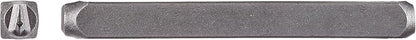 Amazon Basics Metal Stamping Kit, Alphabet and Number Stamps, 36-Piece Set with Wood Storage Case, 4/25 inch, for Leather, Wood, Clay, Crafting