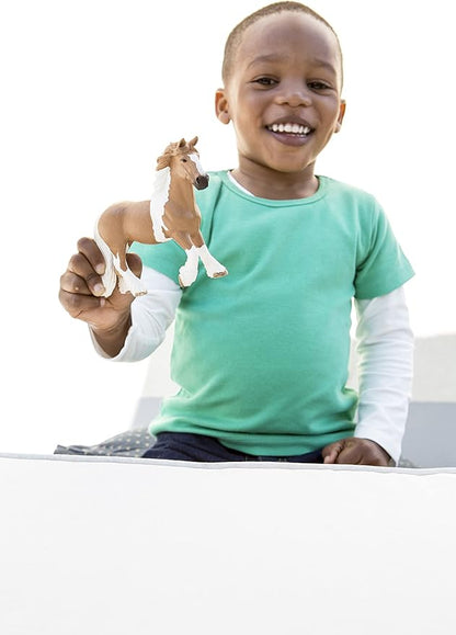 Schleich Farm World Realistic Tinker Mare Horse Figurine - Highly Detailed and Durable Farm Animal Toy, Fun and Educational Play for Boys and Girls, Gift for Kids Ages 3+