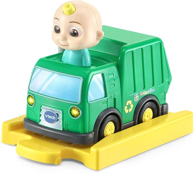 VTech CoCoMelon Go! Go! Smart Wheels JJ’s Recycling Truck and Track