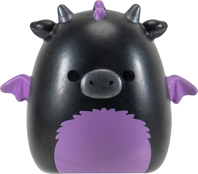 Squish-a-longs 8 Pack - 1” Mini-Squish with 2 Accessories, 1 Ring, and a Collector’s Guide - Collect, Trade, & Play