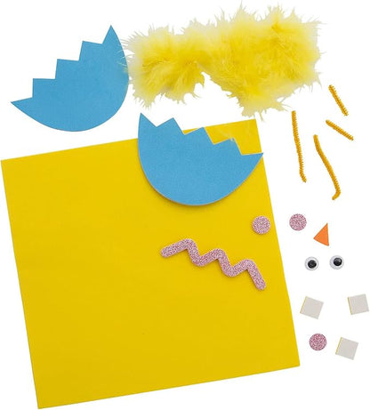 Handprint Easter Chick Sign Craft Kit - Makes 12