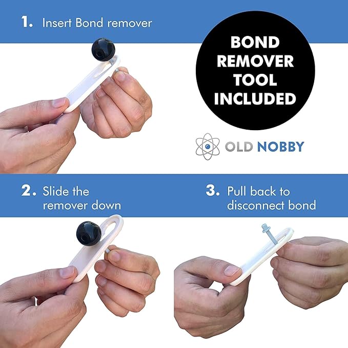 Old Nobby Chemistry Model Kit - 115 Piece Molecular Model Set with Atoms, Bonds, and Instructional Guide - STEM Science Tool for Students, Organic Chemistry and Molecular Learning - Colorful Models