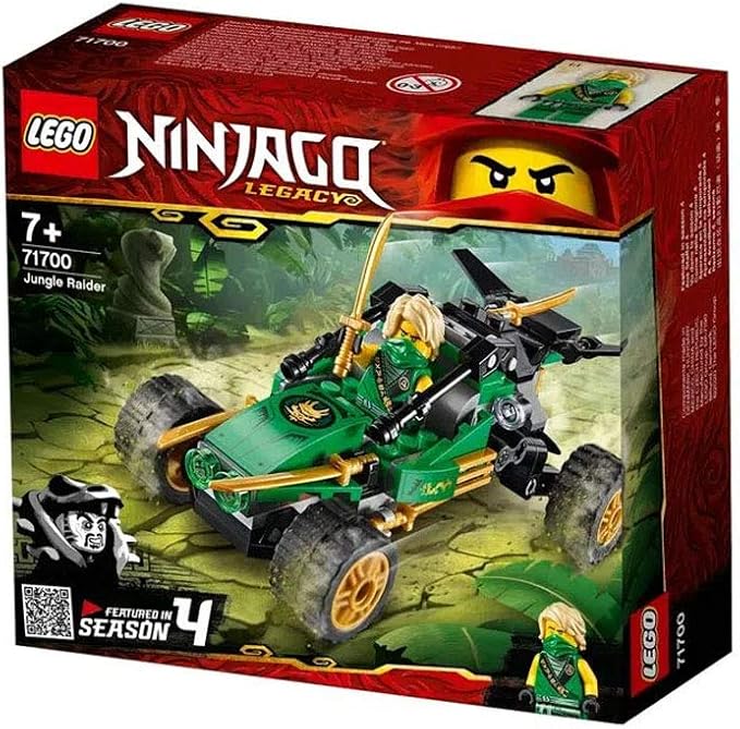 LEGO NINJAGO Legacy Jungle Raider 71700 Toy Buggy Building Kit (127 Pieces)