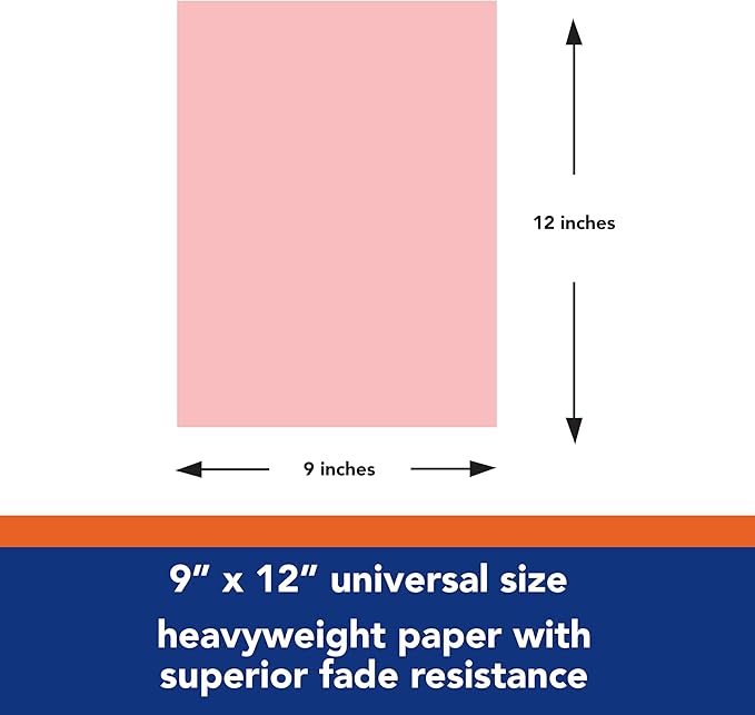 Tru-Ray Construction Paper 9x12" Pink