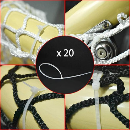 Child Safety Net 3.28ft x 9.84ft Stair Balcony Railing Protector/Pet Toy Anti-Fall Sturdy Polyester Black – 1 Pack