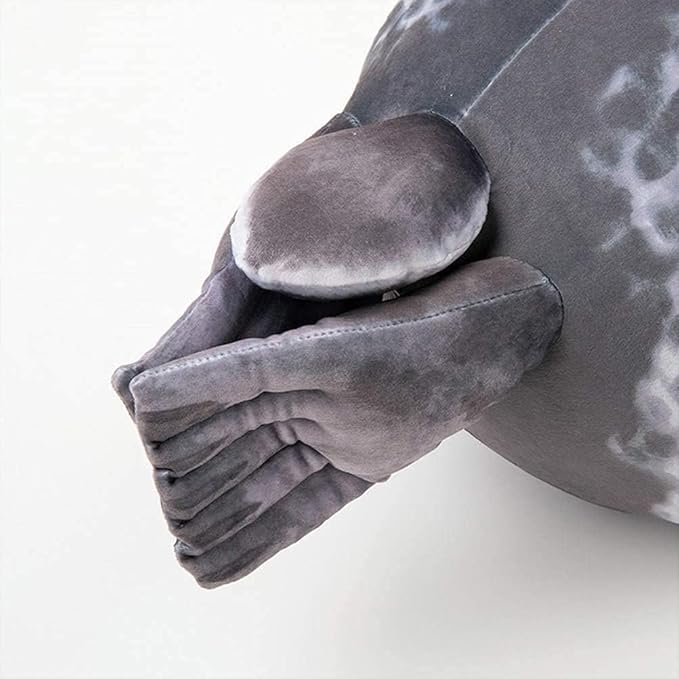 MerryXD Chubby Blob Seal Pillow,Stuffed Cotton Plush Animal Toy Cute Ocean Medium(17.6 in)
