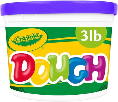 Crayola Dough - Purple (3lb), Bulk Modeling Dough for Kids, Clay Alternative, Resealable Tub, Ages 3+, Great for Kids Arts & Crafts