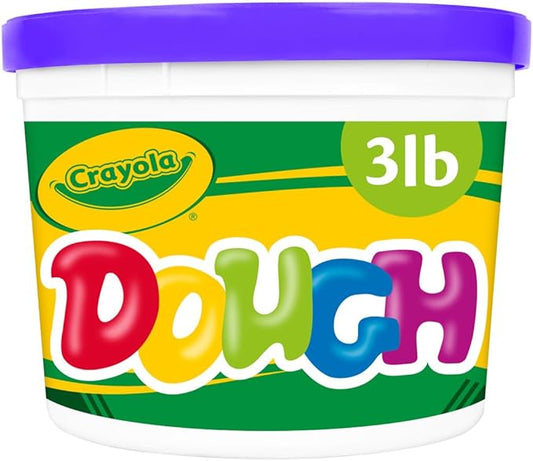 Crayola Dough - Purple (3lb), Bulk Modeling Dough for Kids, Clay Alternative, Resealable Tub, Ages 3+, Great for Kids Arts & Crafts