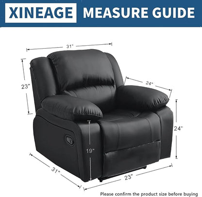 XINEAGE 4 Pieces Recliner Cover Stretch Jacquard Recliner Chair Covers Soft Recliner Slipcovers with Pocket for Kids and Pets, Washable Couch Cover (Recliner, Blackish Green)