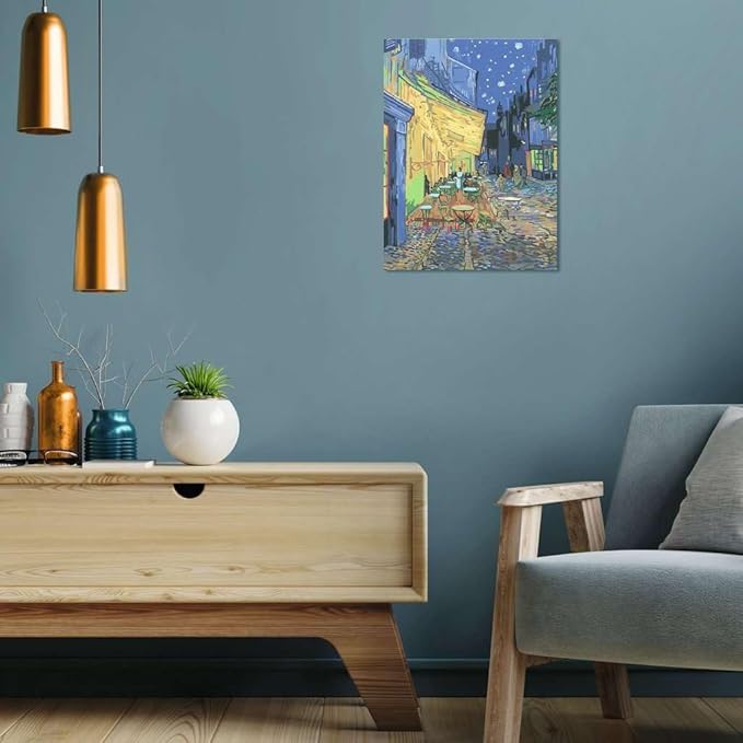 Ravensburger Van Gogh: Café Terrace at Night Paint by Numbers Kit for Adults - 23519 - Painting Arts and Crafts for Ages 14 and Up