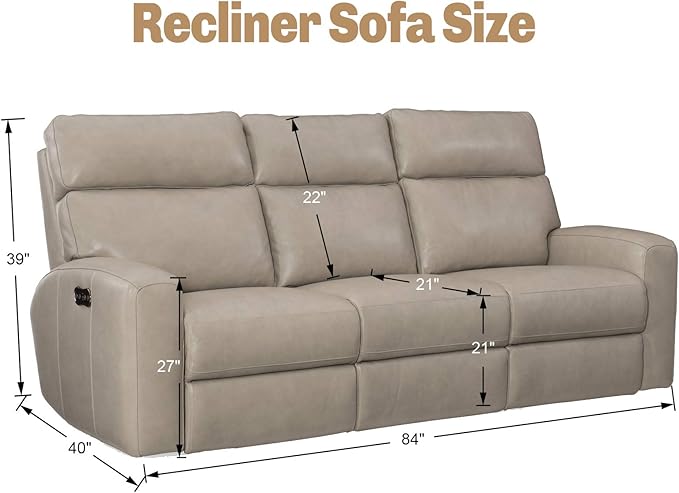 JIVINER 8-Piece Recliner Sofa Cover Stretch Jacquard Reclining Couch Cover for 3 Cushion Recliner Slipcovers 3 Seater Recliner Furniture Covers with Pocket (Sofa Recliner, Dark Gray)