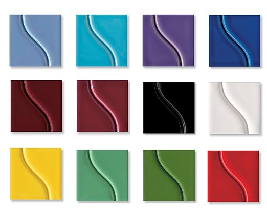 Sax True Flow Gloss Glaze Set, Assorted Gloss Colors, Set of 12 Pints - 406469