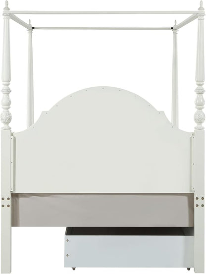 Acme Dorothy Teenager Twin Trundle in Ivory