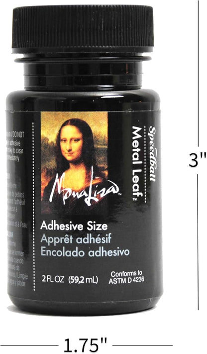 Speedball 10210 10210 Mona Lisa 2-Ounce Metal Leaf Adhesive Size