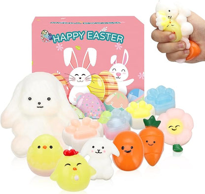 11pcs Squishy Pack,Fidget Toys Include taba Squishies Party Favors for Kids 4-8 8-12 Treasure Box Toys for Classroom Birthday Xmas Gifts for Girls Boys Goodie Bag Stocking Stuffers for Teens
