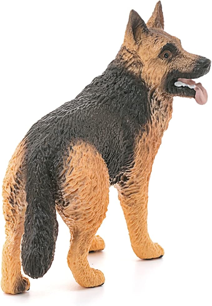 Schleich Farm World, Realistic Animal Toys for Boys and Girls, German Shepherd Dog Toy Figurine, Ages 3+