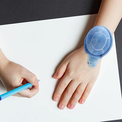 Gadpiparty Animal Slap Bracelets Turtle Snap Bands Stuffed Animals Huggers Plush Hug Slap Wristband Animal Slap for Kids Party Favors Supplies Sky-Blue