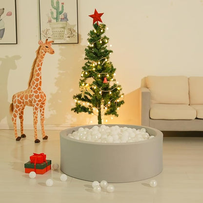 GOGOSO Ball Pit Balls for Toddles, Kids Plastic Balls for BallPit, Pool, Baby Party Accessories, Birthday Decoration 50 100 200 500 1000