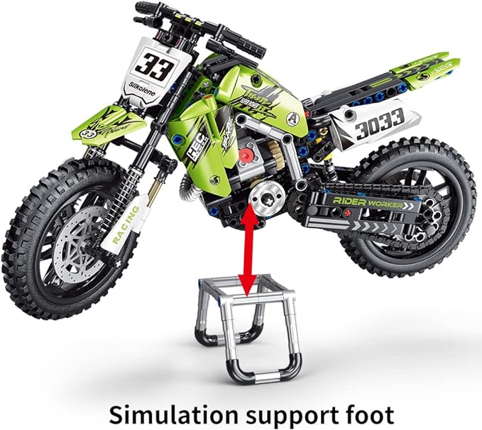 Mesiondy Motorcycle Toy Building Blocks Kit,Stem Bricks Sets,Toys for Boys & Adults,Build A Model Motorcycle, (476 Pieces)………