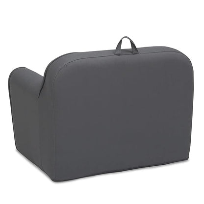 Delta Children Cozee Chair for Kids for Ages 18 Months and Up, Dark Grey